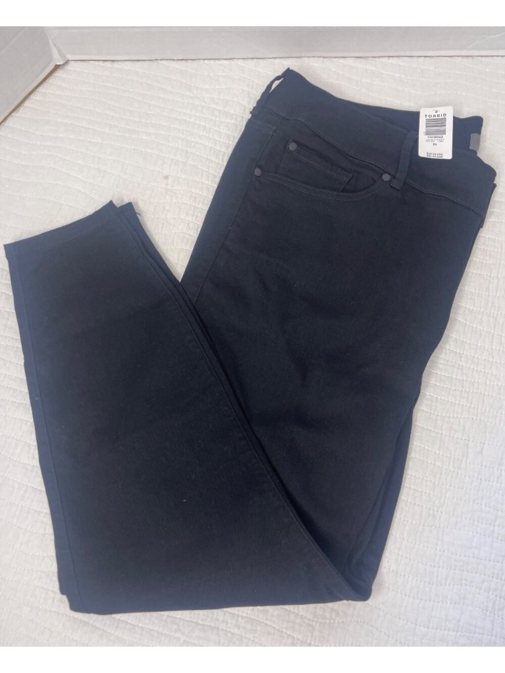 Torrid Black High-Rise Super Soft Skinny Jeggings Pants Plus SZ 24R Casual